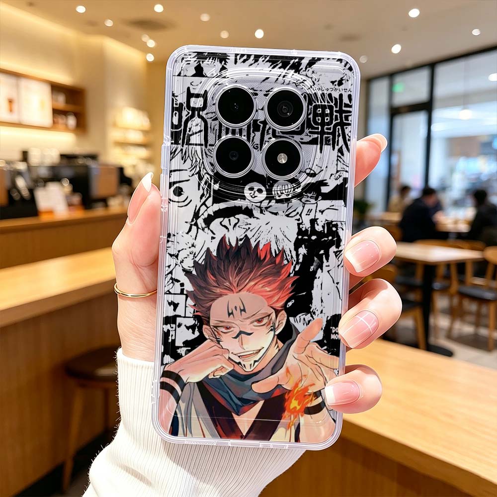 Phone Cases Jujutsu Kaisen - Casing Pelindung Transparan Anime Jujutsu Kaisen