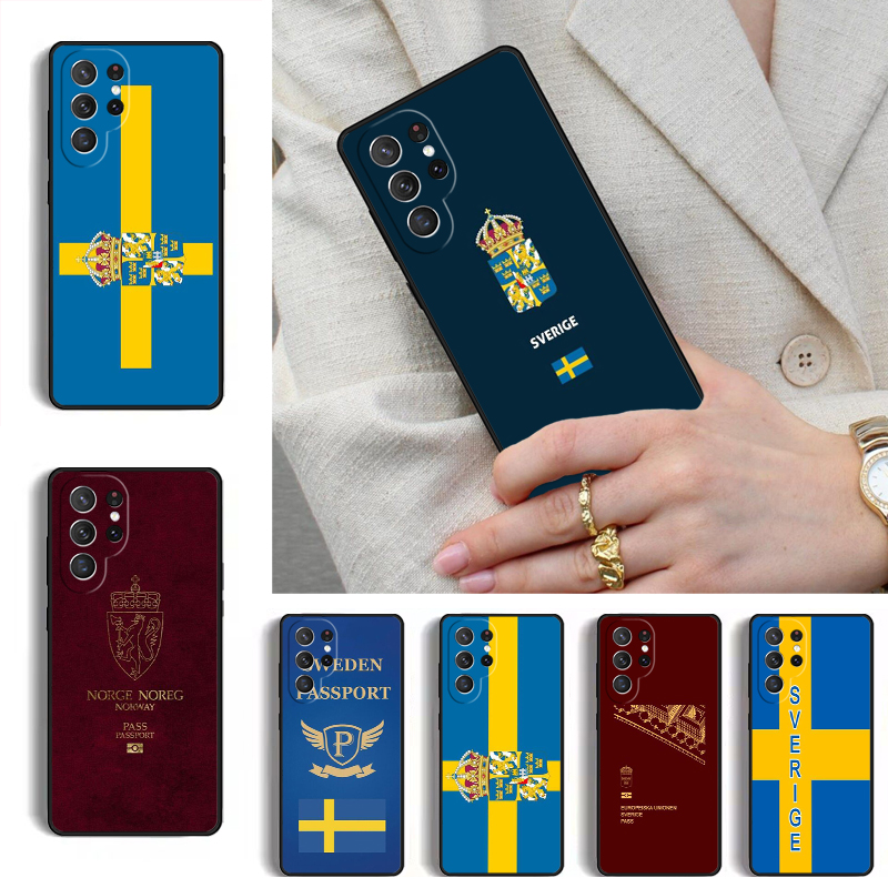 Phone Cases Sweden - Casing Ponsel Paspor Swedia untuk Samsung