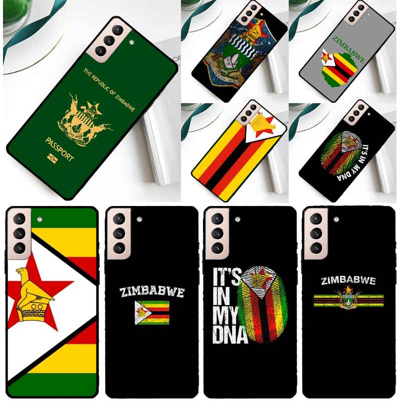 Phone Cases Zimbabwe - Casing Ponsel Bendera Zimbabwe untuk Samsung