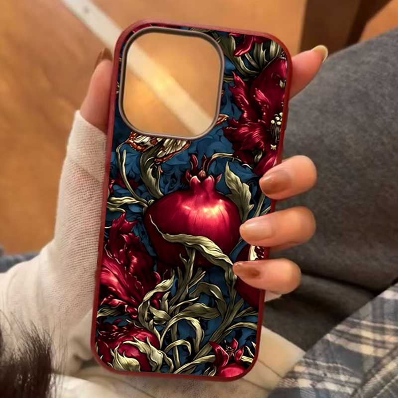 Phone Cases Vintage - Casing HP Seni TPU Delima Vintage