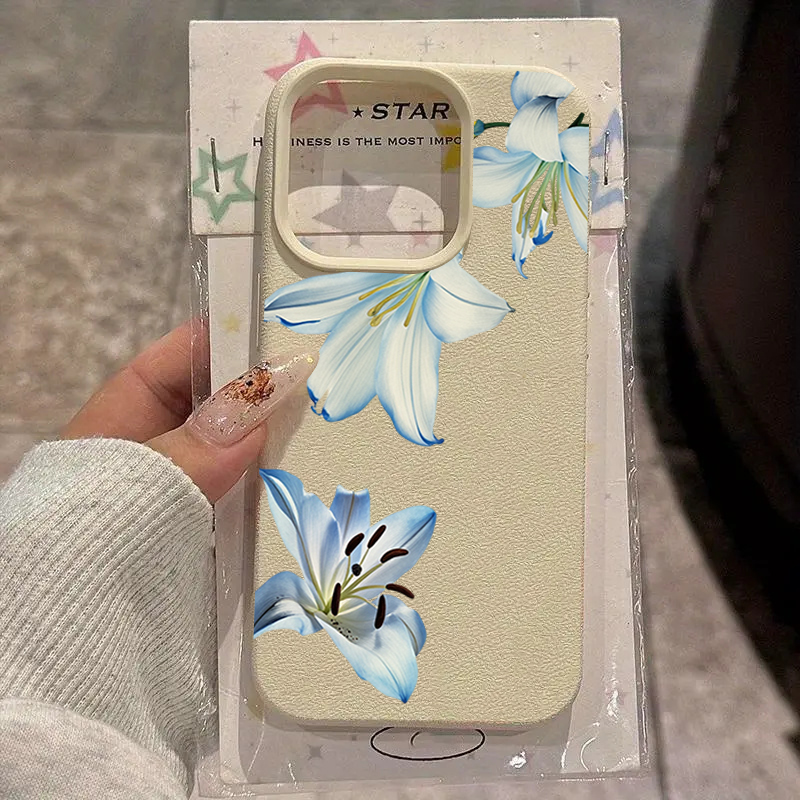 Phone Cases Vintage - Casing Ponsel Motif Bunga Lily Vintage