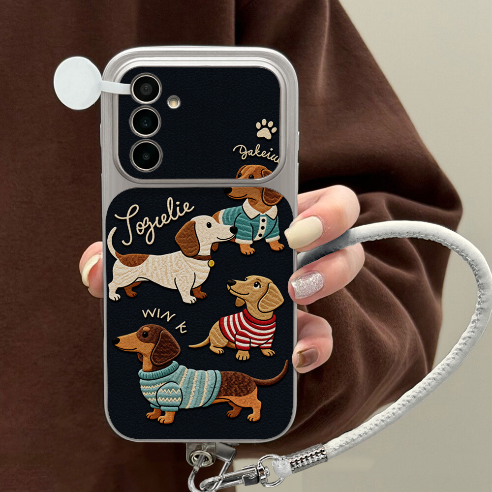 Phone Cases Quality - Casing Ponsel Kartun Dachshund Untuk Samsung