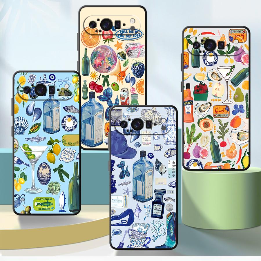 Phone Cases Pixel 10 Pro - Casing Penutup Ponsel Funda Pemandangan Tepi