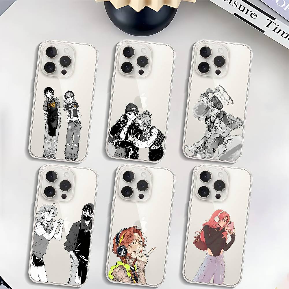 Phone Cases Shein - Casing HP Transparan Lembut G-Guy She