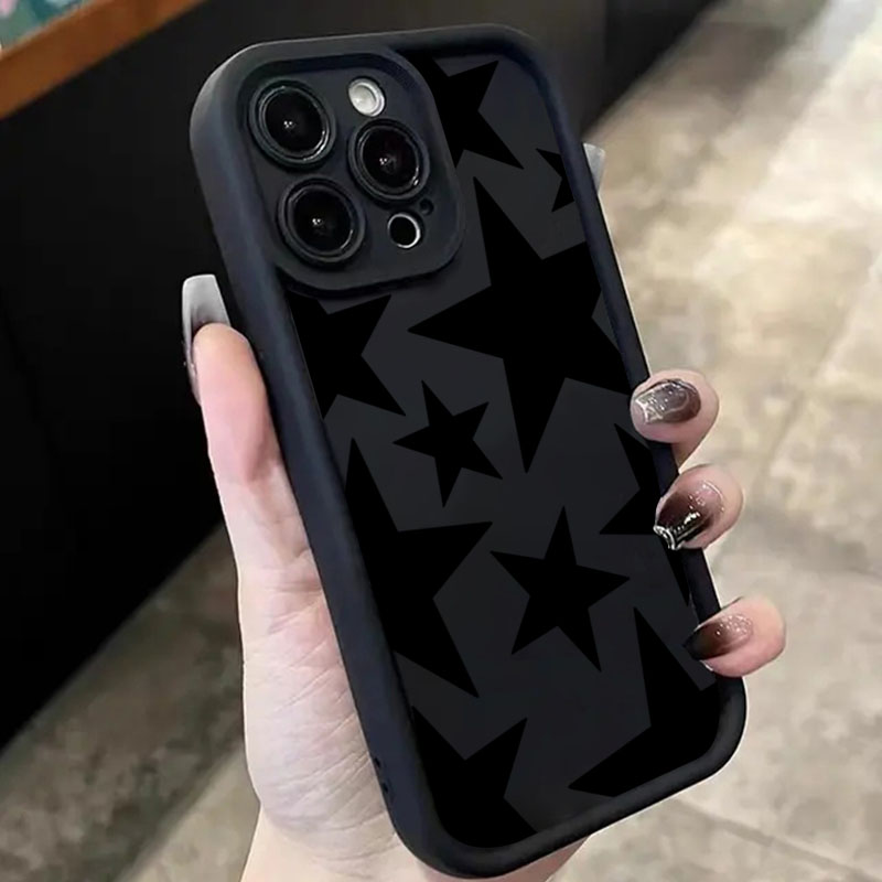 Xiaomi Poco X6 - Casing Ponsel Desain Bintang Hitam untuk