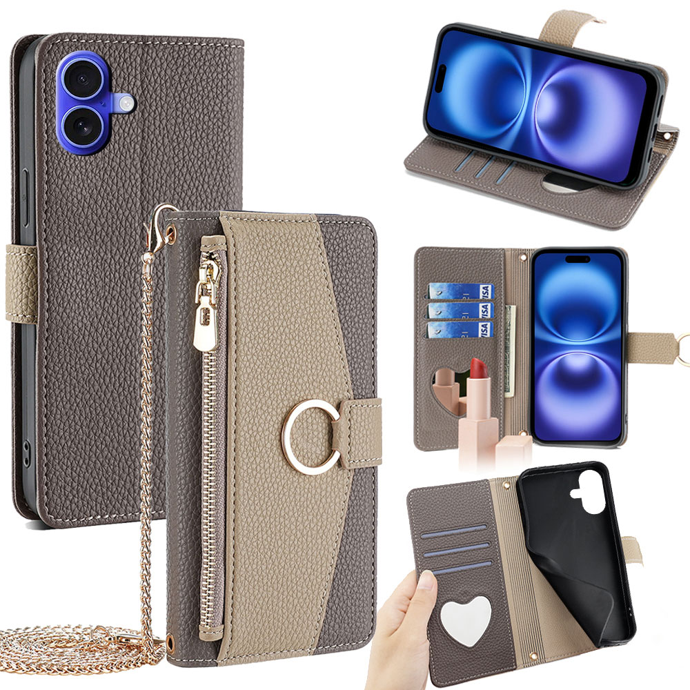 Phone Cases With Wallet - Casing Ponsel Selempang Bisnis untuk iPhone