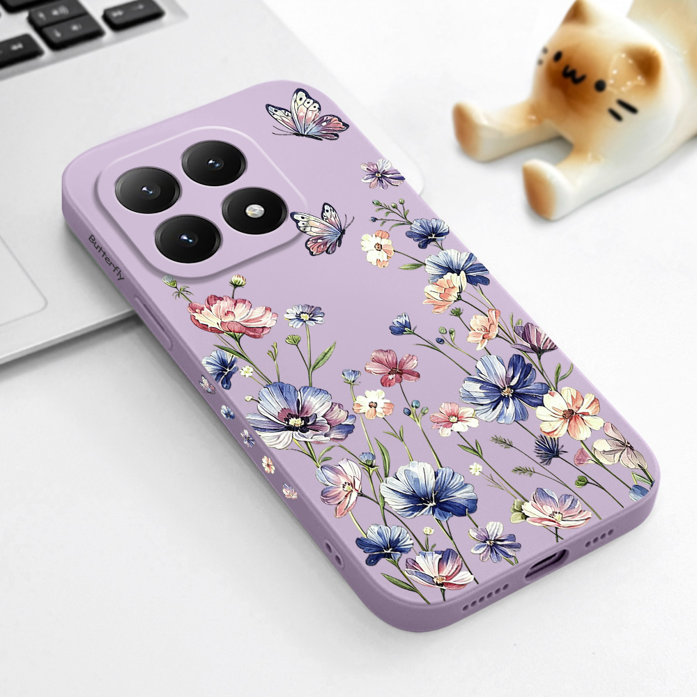Xiaomi Poco X6 - Casing Ponsel Butterfly Hush Untuk Xiaomi
