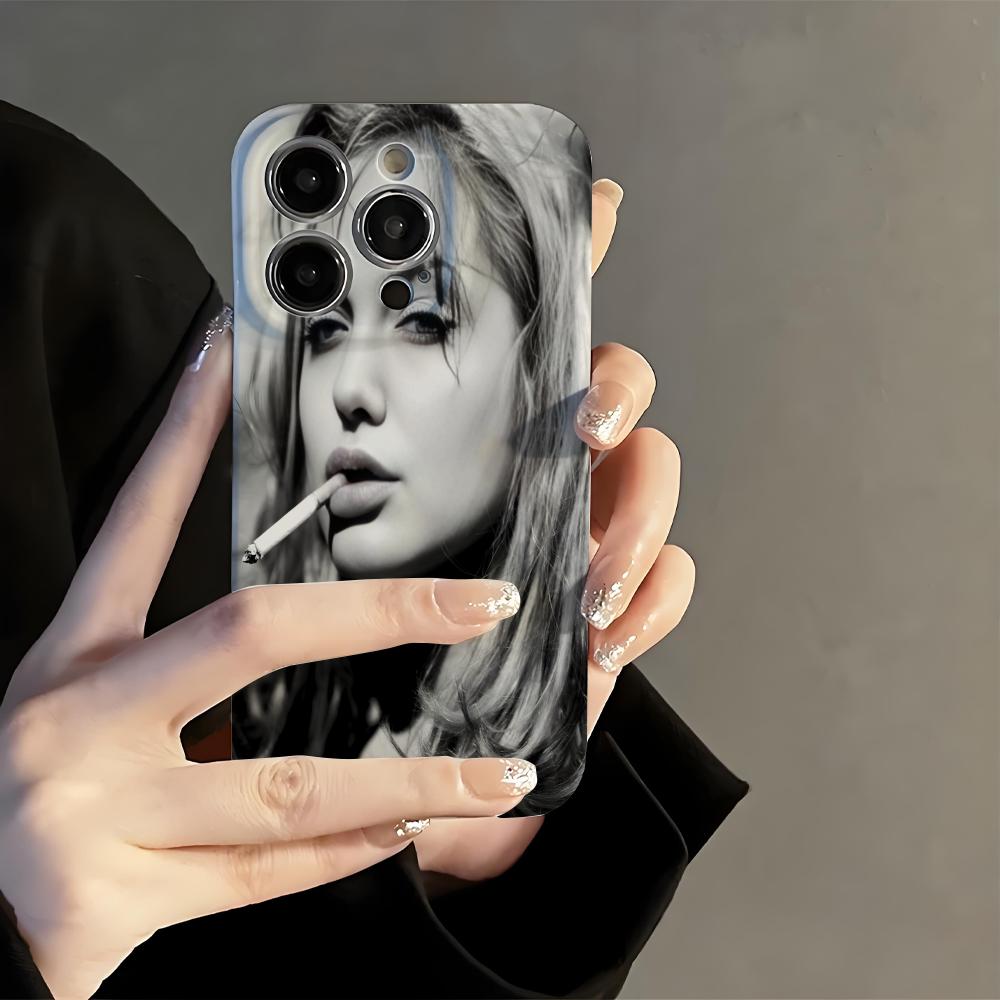 Phone Cases Vintage - A-AngelinaS Jolie Casing Ponsel Antik Film