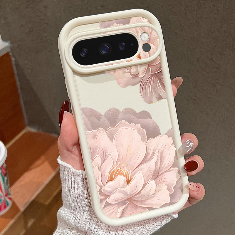 Phone Cases Pixel 10 Pro - Casing Ponsel TPU Lembut Bermotif Bunga