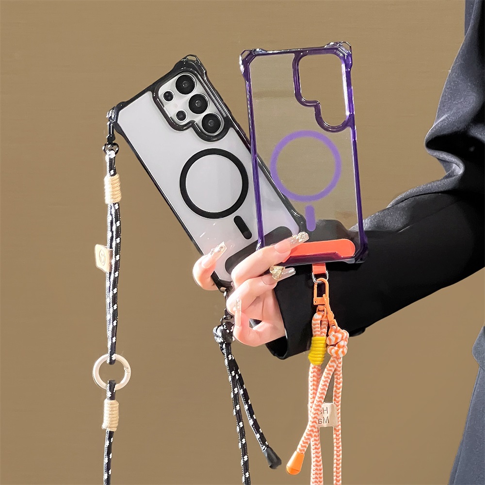 Phone Cases Quality - Casing Ponsel Magnetik dengan Tali Selempang
