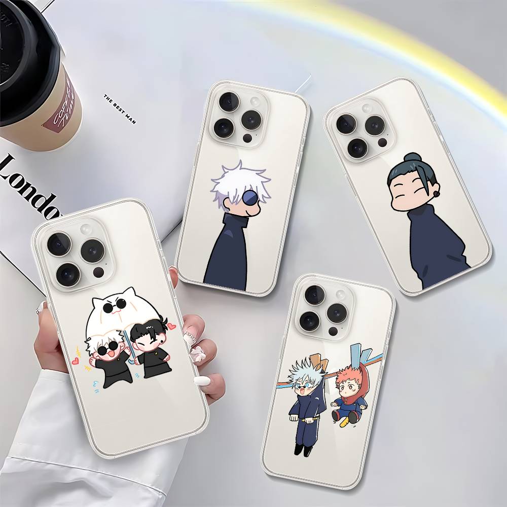 Phone Cases Jujutsu Kaisen - Cute-J-jujutsu KaisenS-geto-gojoS Kawaii Phone Case Untuk