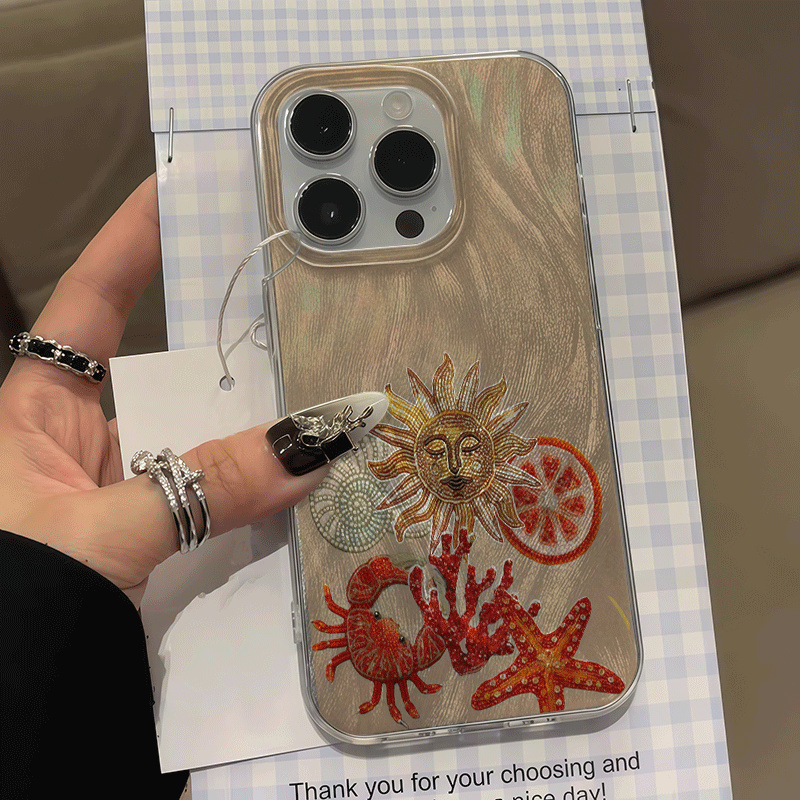 Phone Cases Red - Casing HP Tekstur Es Karang Merah
