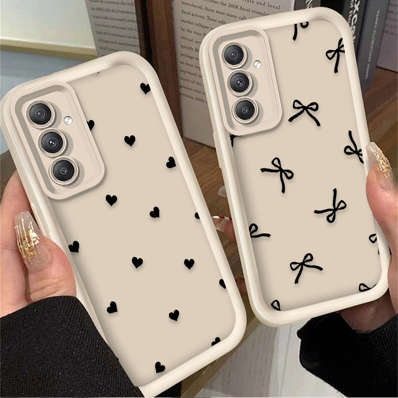 Casing Pita Hati Cinta Hitam u - Phone Cases Samsung A14 ulasan dan harga