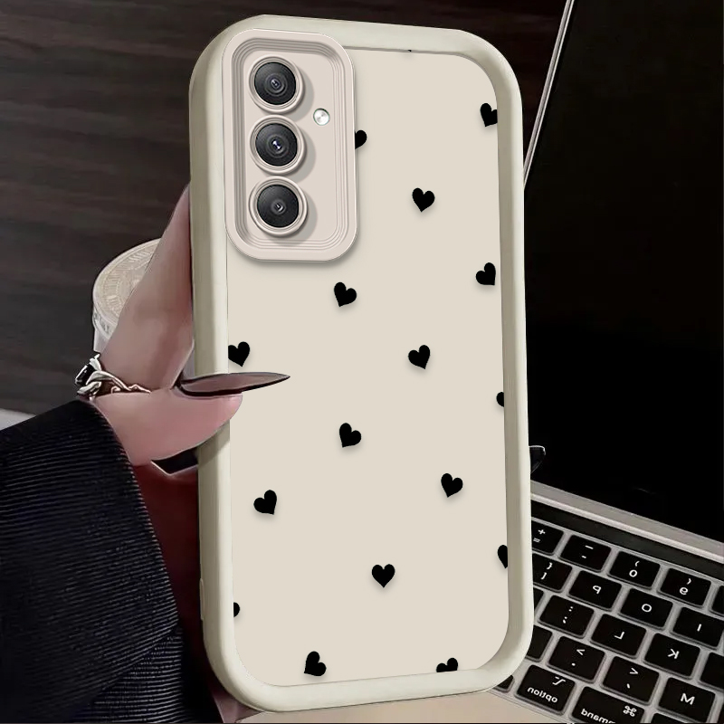 Casing Pita Hati Cinta Hitam u - Phone Cases Samsung A14 ulasan dan harga