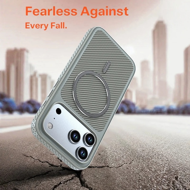 Casing Ponsel Magnetik Tekstur - Rugged Armor Case ulasan dan harga