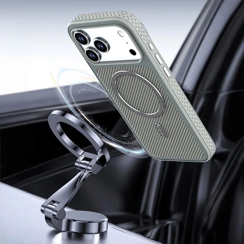 Casing Ponsel Magnetik Tekstur - Rugged Armor Case ulasan dan harga