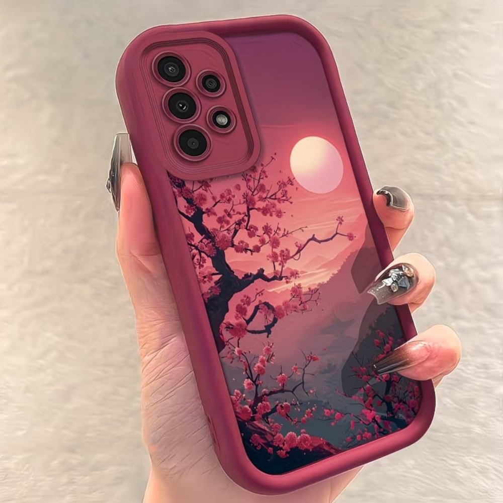Casing Ponsel Anti Jatuh Sunse - Phone Cases Red ulasan dan harga