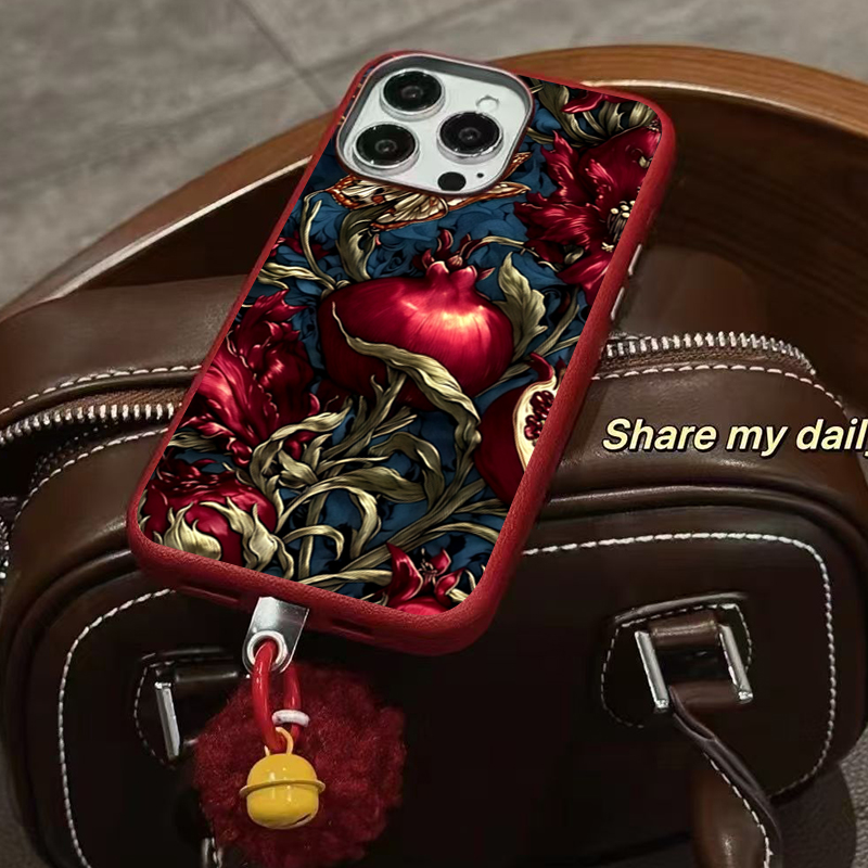 Casing HP Seni TPU Delima Vint - Phone Cases Vintage ulasan dan harga