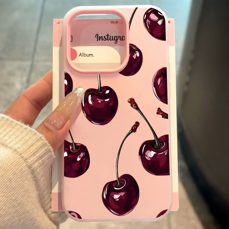 Casing HP Jelly Ceri Merah Unt - Phone Cases Red ulasan dan harga