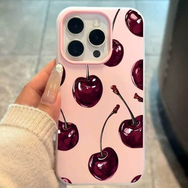Casing HP Jelly Ceri Merah Unt - Phone Cases Red ulasan dan harga