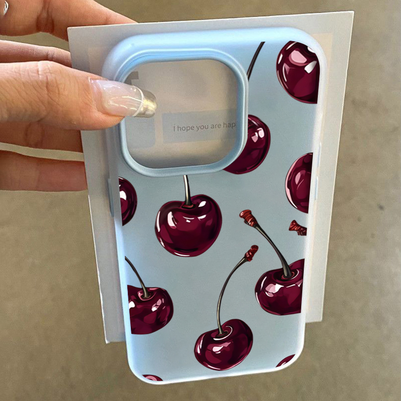 Casing HP Jelly Ceri Merah Unt - Phone Cases Red ulasan dan harga