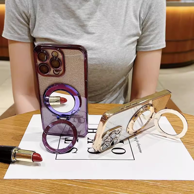 Casing Ponsel Cermin Berkilau  - Phone Cases Vogue ulasan dan harga