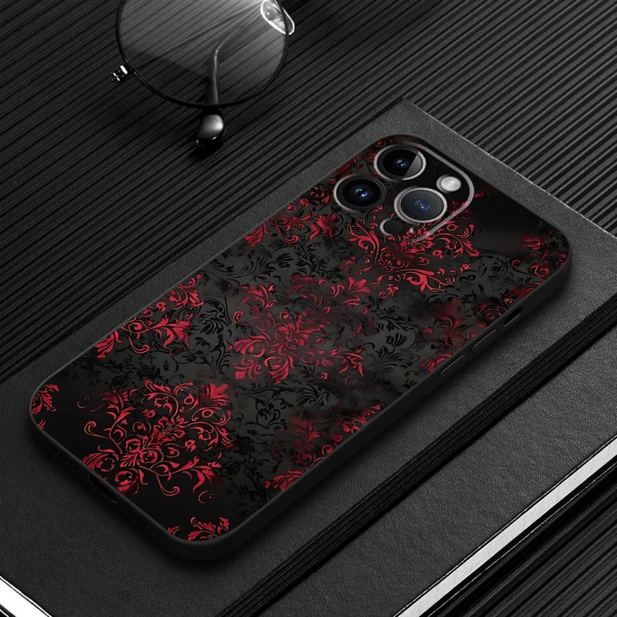 Casing Ponsel Renda Seksi Hita - Phone Cases Red ulasan dan harga