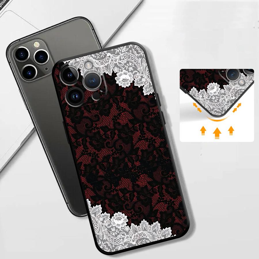 Casing Ponsel Renda Seksi Hita - Phone Cases Red ulasan dan harga