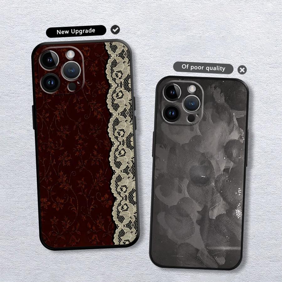 Casing Ponsel Renda Seksi Hita - Phone Cases Red ulasan dan harga