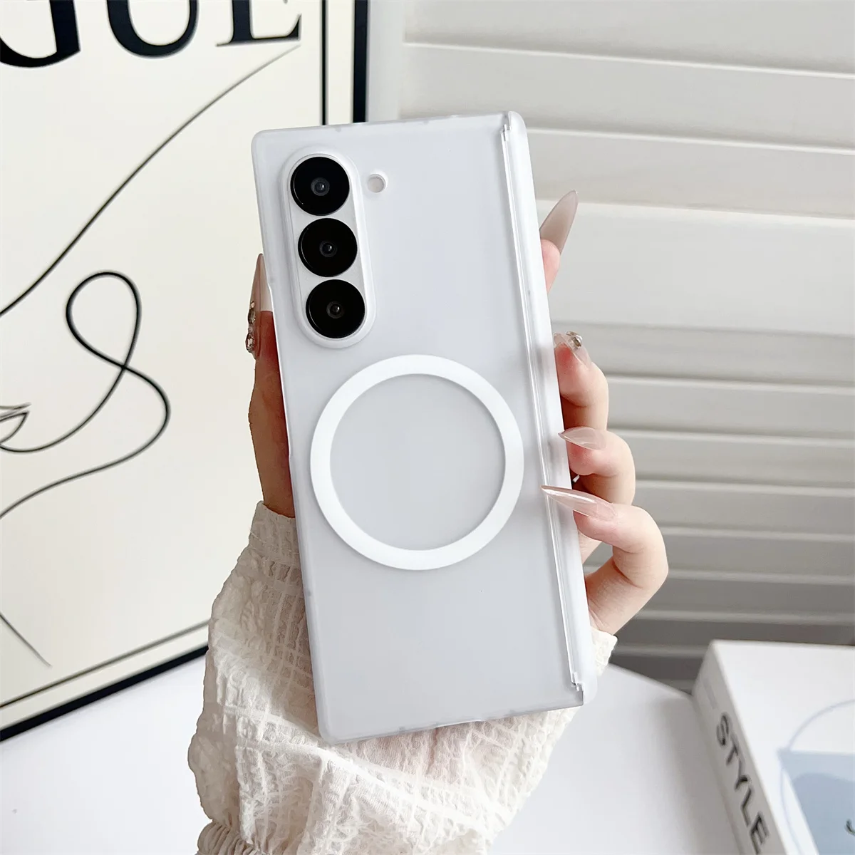 Casing Ponsel Magnetik Buram T - Matte Frosted Case ulasan dan harga