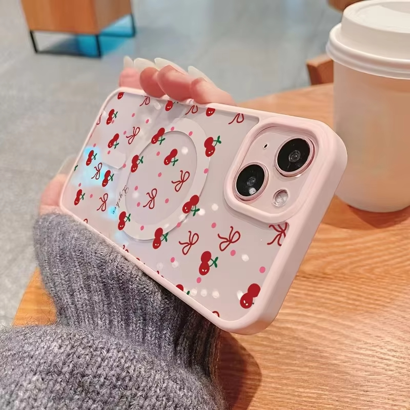 Casing Ponsel Magnetik Motif C - Phone Cases Red ulasan dan harga