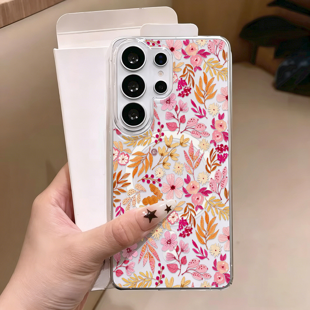 Casing Ponsel Magnetik Bunga B - Phone Cases Quality ulasan dan harga