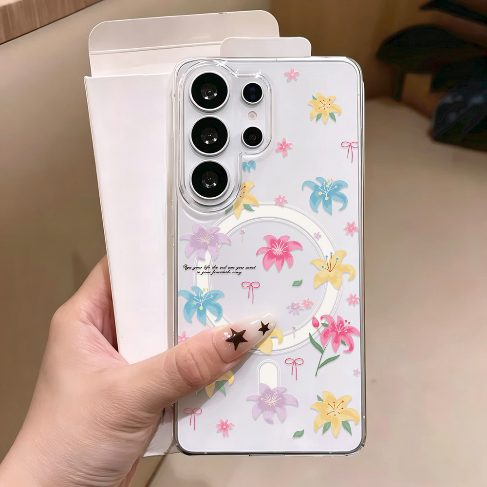 Casing Ponsel Magnetik Bunga B - Phone Cases Quality ulasan dan harga