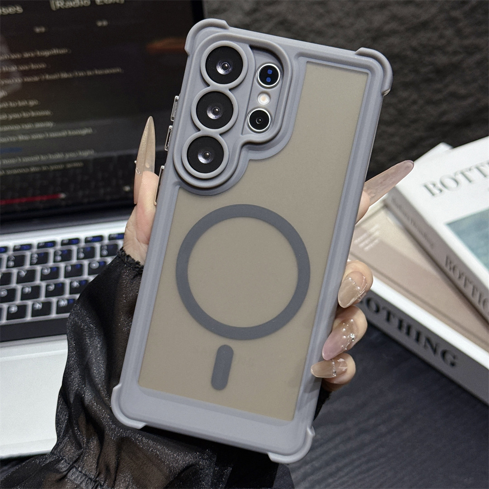 Casing Ponsel Magnetik Transpa - Matte Frosted Case ulasan dan harga