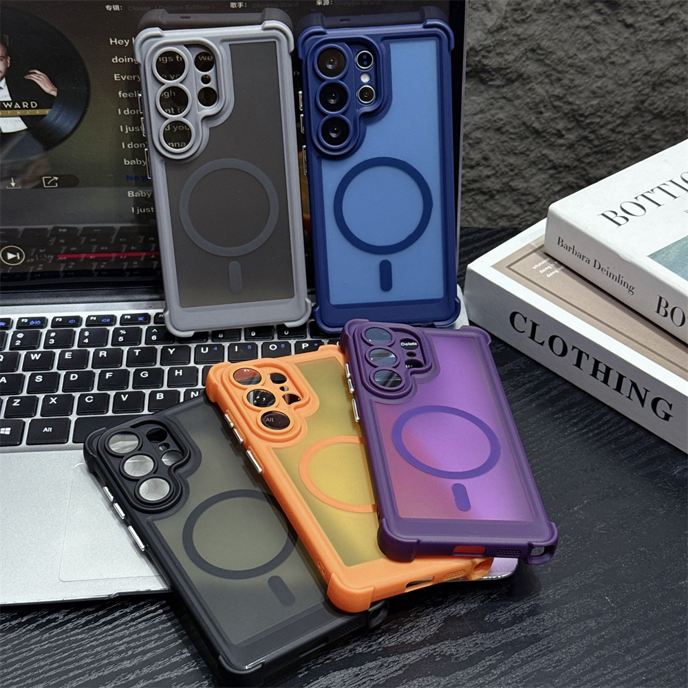 Casing Ponsel Magnetik Transpa - Matte Frosted Case ulasan dan harga