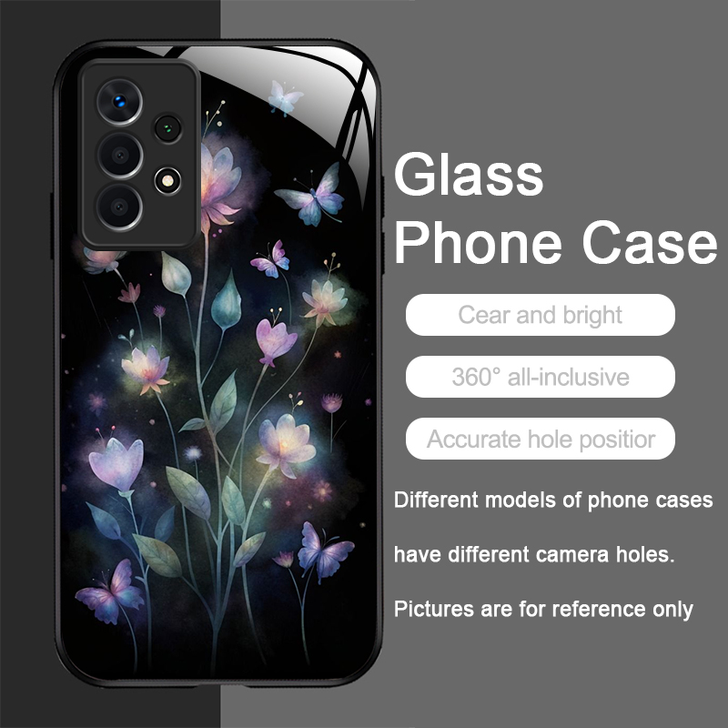 Casing Ponsel Kaca Temper Moti - Phone Cases Vintage ulasan dan harga
