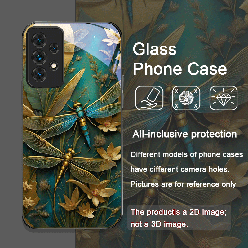 Casing Ponsel Kaca Tempered Mo - Phone Cases Samsung A14 ulasan dan harga