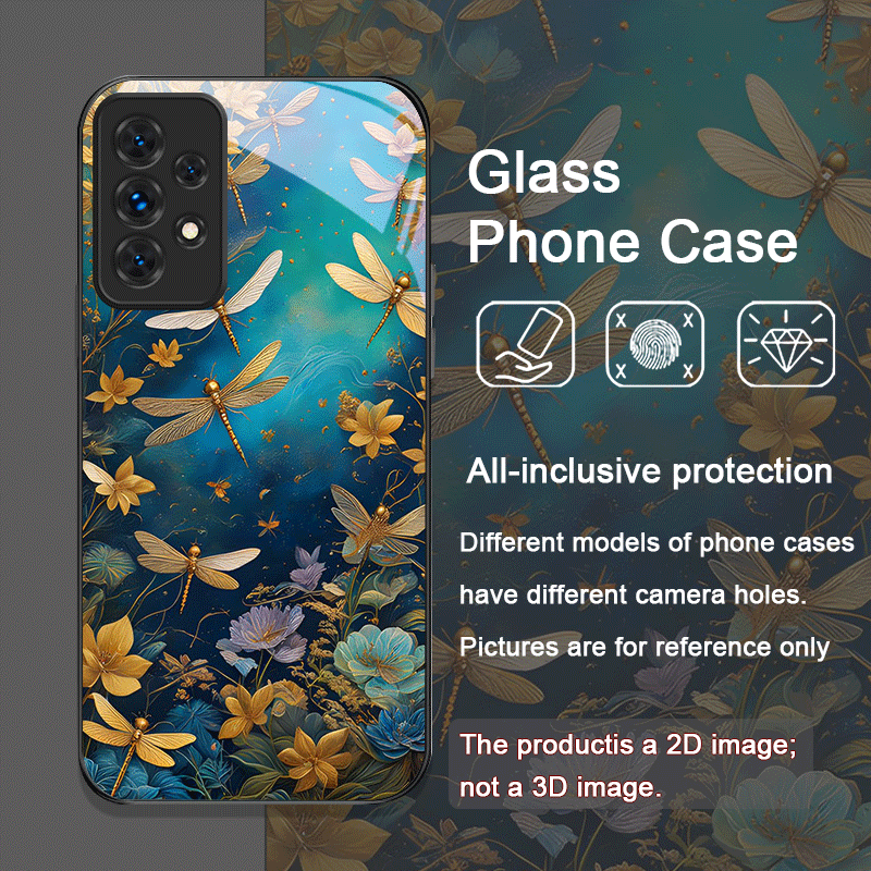 Casing Ponsel Kaca Tempered Mo - Phone Cases Samsung A14 ulasan dan harga