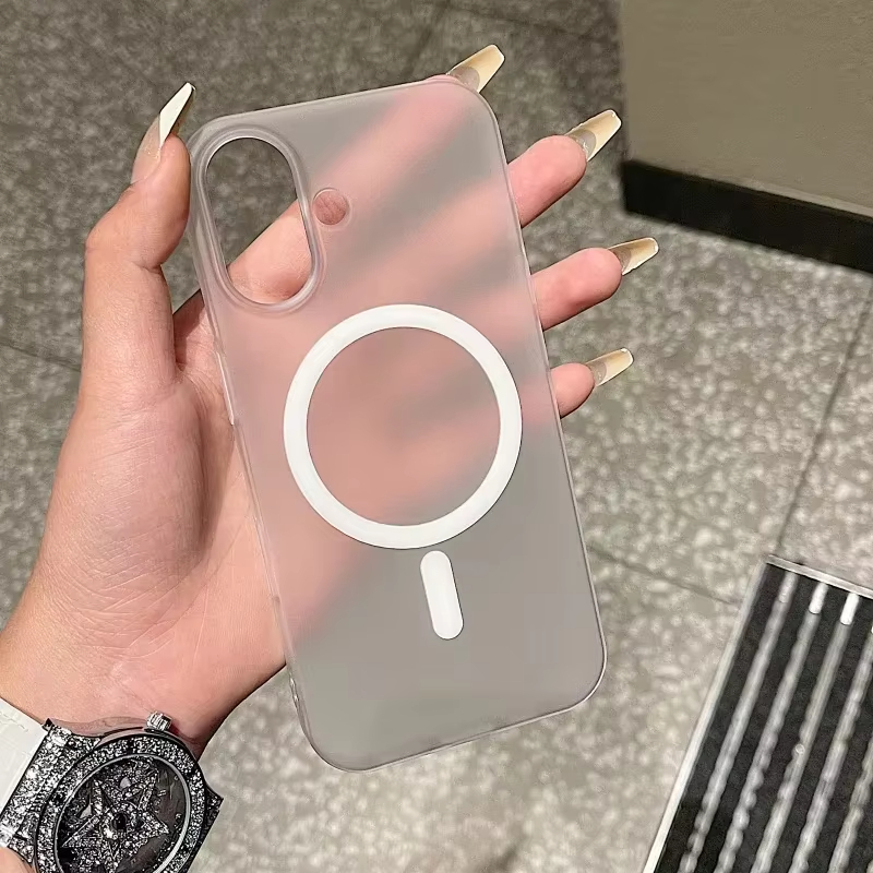 Casing Transparan Matte Magsaf - Phone Cases Quality ulasan dan harga