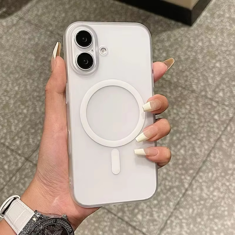 Casing Transparan Matte Magsaf - Phone Cases Quality ulasan dan harga