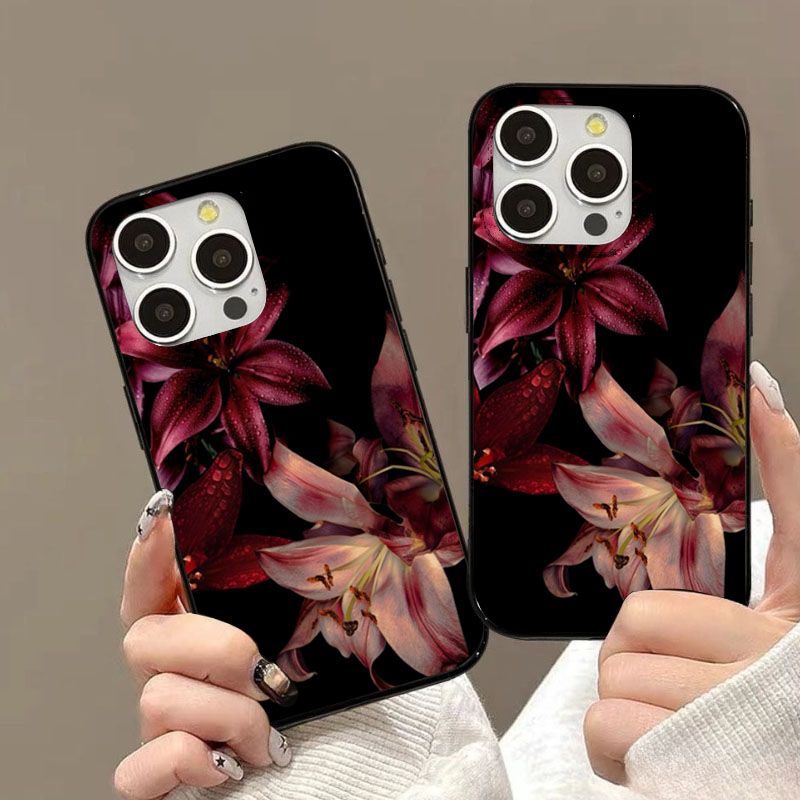 Casing Ponsel Bunga Lily Merah - Phone Cases Red ulasan dan harga