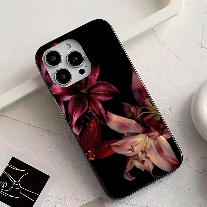 Casing Ponsel Bunga Lily Merah - Phone Cases Red ulasan dan harga