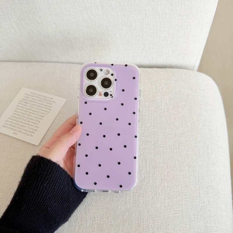 Casing HP Korea Putih & Ungu P - Phone Cases Korea ulasan dan harga