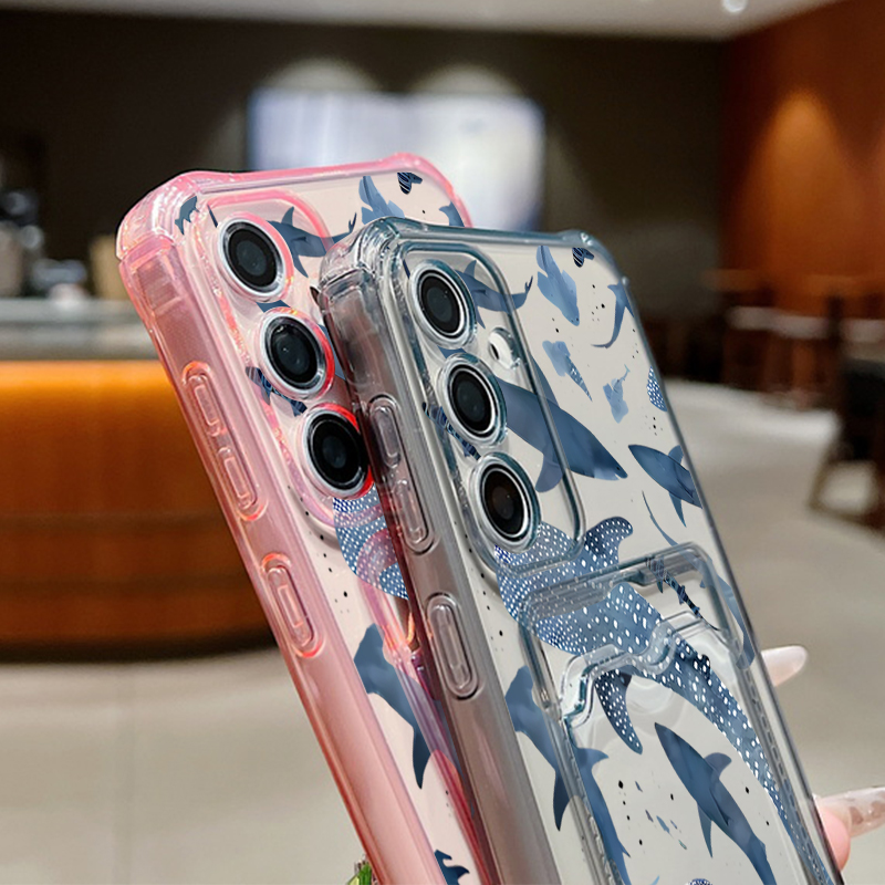 Casing Ponsel Paus Hiu Laut un - Phone Cases With Wallet ulasan dan harga