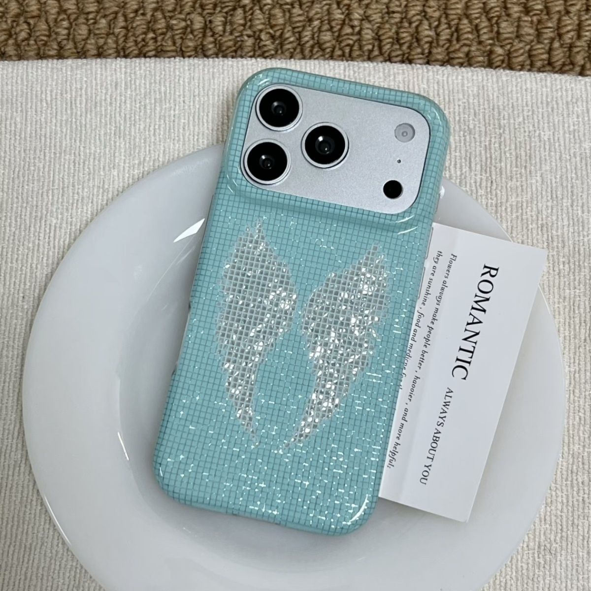 Casing Ponsel Korea Warna Mint - Phone Cases Korea ulasan dan harga