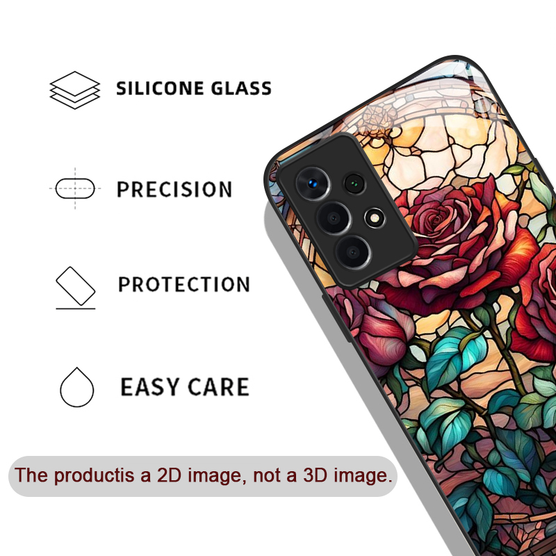 Casing Ponsel Kaca Tempered Mo - Phone Cases Samsung A14 ulasan dan harga