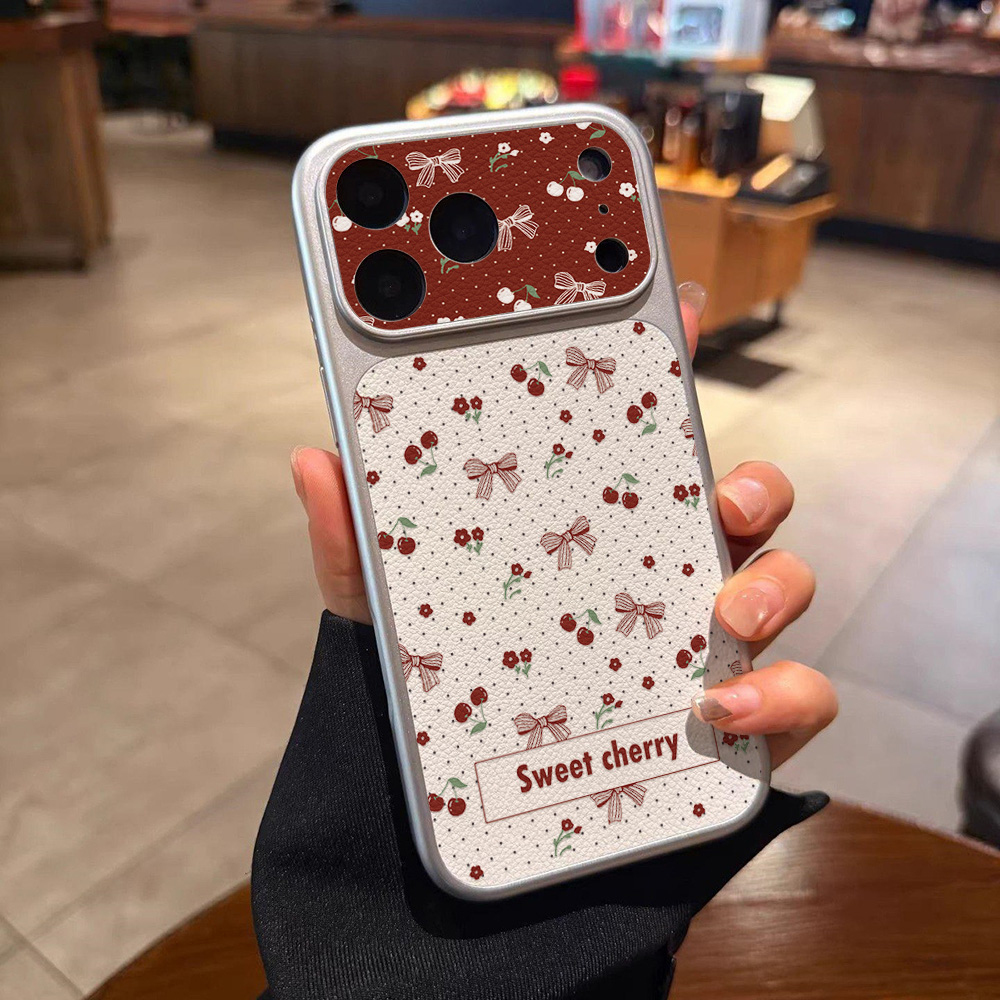 Casing Kulit Manis Motif Cherr - Phone Cases Quality ulasan dan harga