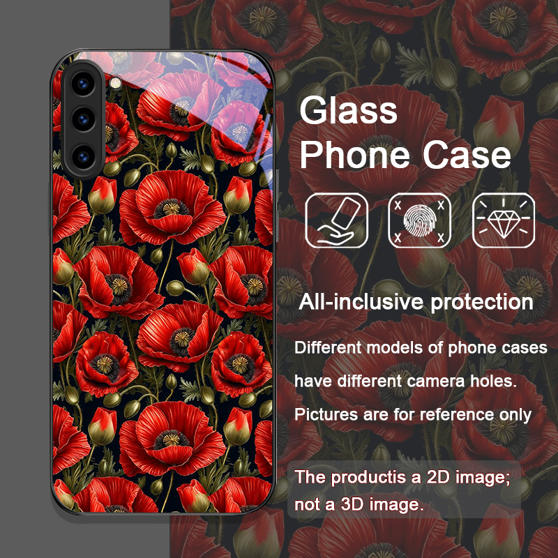 Casing Ponsel Kaca Temper Berp - Phone Cases Red ulasan dan harga
