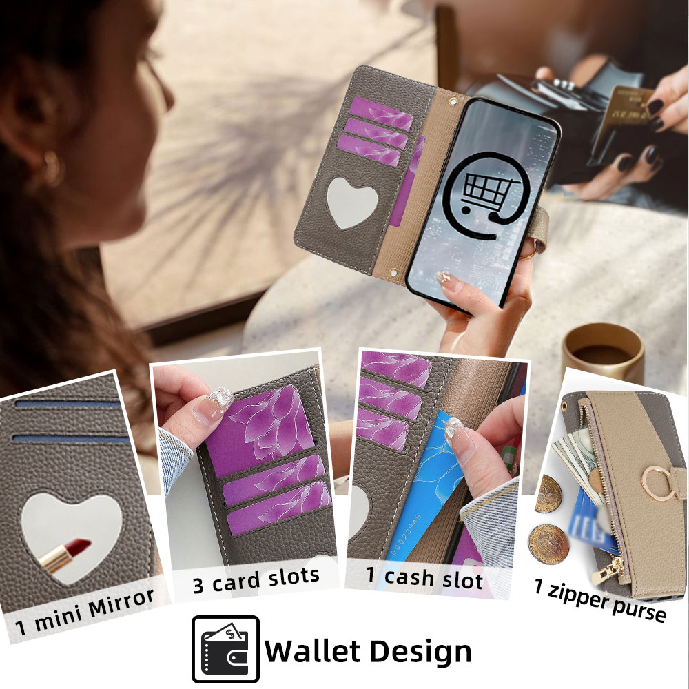 Casing Ponsel Selempang Bisnis - Phone Cases With Wallet ulasan dan harga