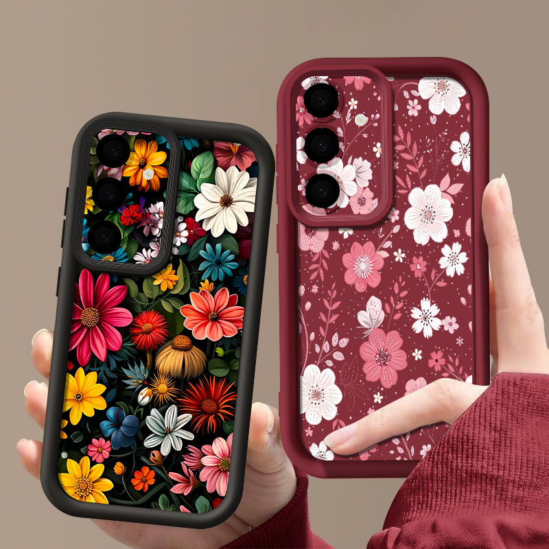 Casing Pola Bunga Warna-warni  - Phone Cases Samsung A14 ulasan dan harga